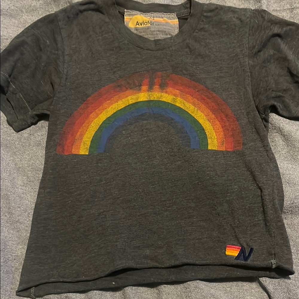 Woman’s Rainbow Graphic T-Shirt - Black